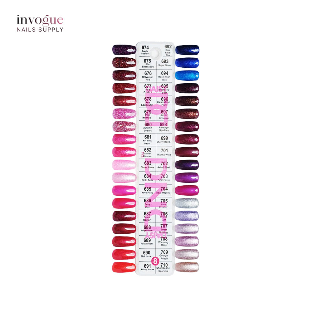 DND Duo color swatches set #04